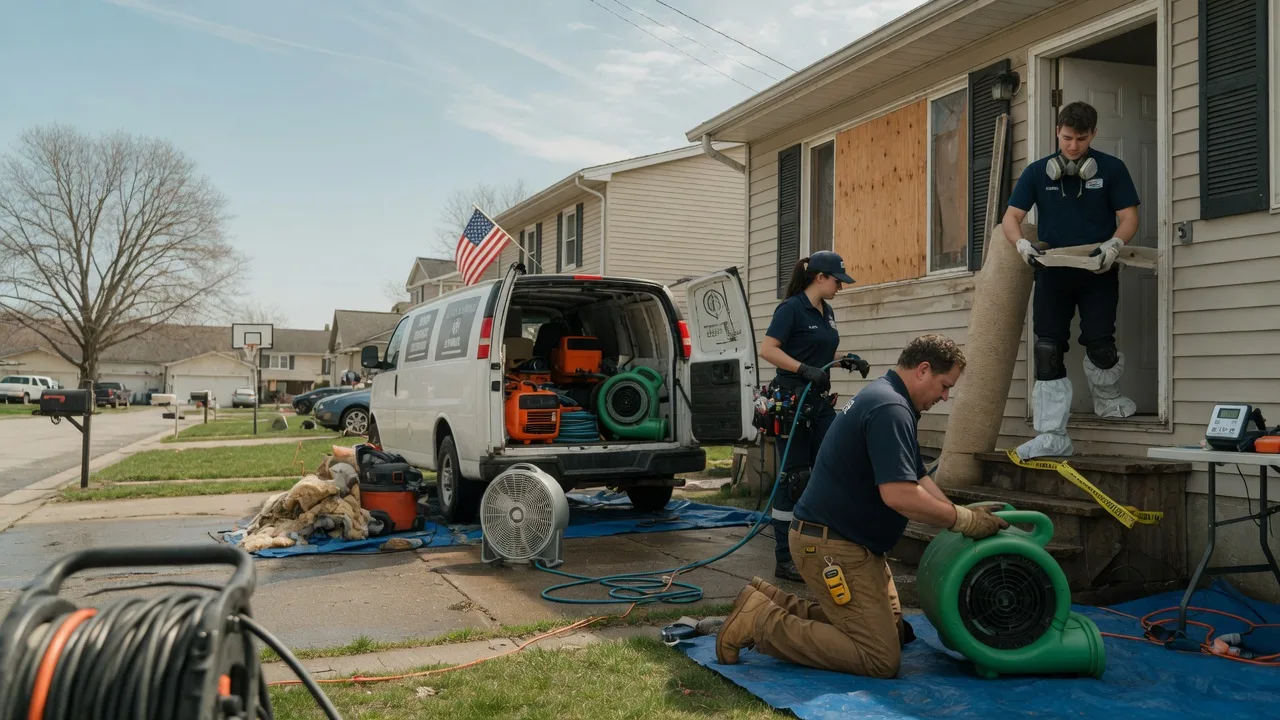 Water Damage Restoration in New Lisbon, WI near me